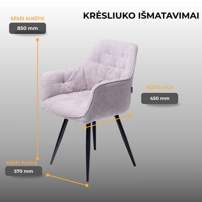 Kresliukas Nino  #spalva_crido-pilka