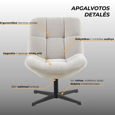 Fotelis-Daniele #spalva_sviesiai-pilka