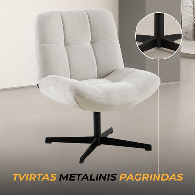 Fotelis-Daniele #spalva_sviesiai-pilka