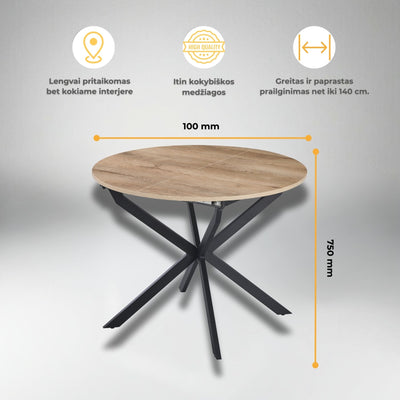 Isskleidziamas-Roony-sonoma-oak #spalva_sonoma-oak