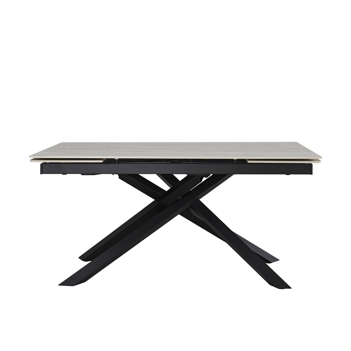 Išskleidžiamas stalas Marcello #spalva_sviesiai-ruda-keramika