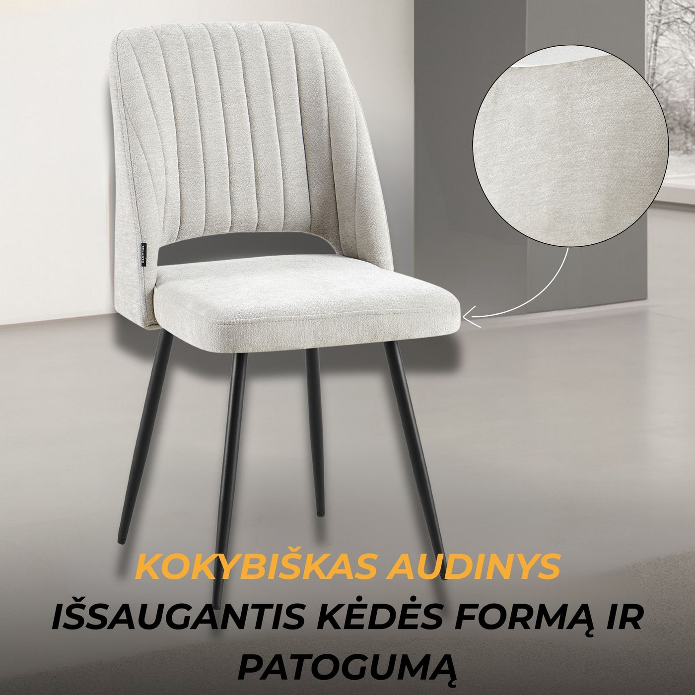 Kede-nora #spalva_sviesiai-pilka