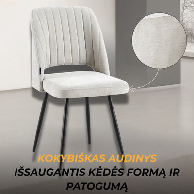 Kede-nora #spalva_sviesiai-pilka