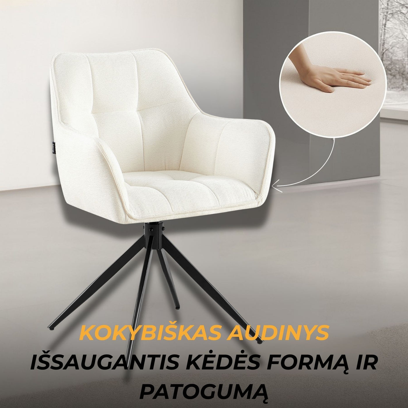 Kresliukas-Aura #spalva_balta