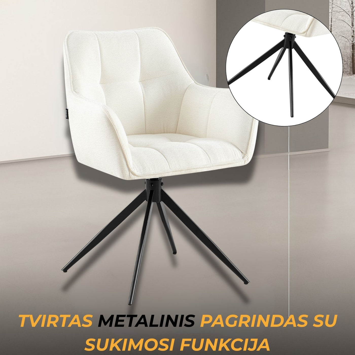 Kresliukas-Aura #spalva_balta