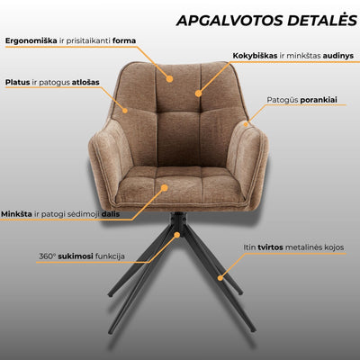 Kresliukas-Aura #spalva_ruda