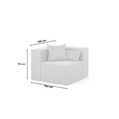 NOVA modulis vidurinis #modulis_kairinis-trumpasis #spalva_poso-100