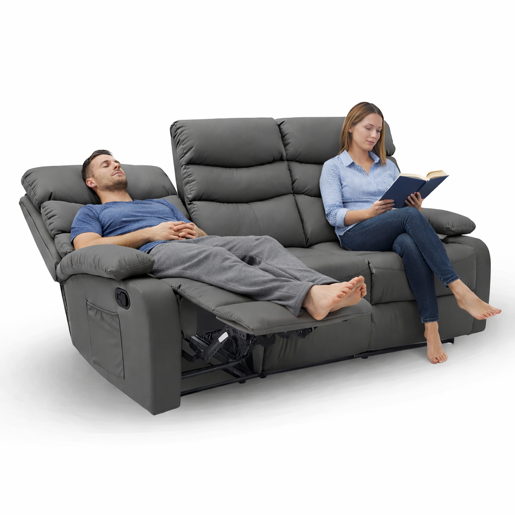 Trivietė sofa - reglaineris BOSTON – Guru Baldai