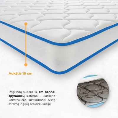 HANCEN Classic spyruoklinio čiužinio aukštis