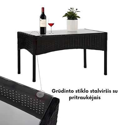 Lauko baldų komplektas Siesta