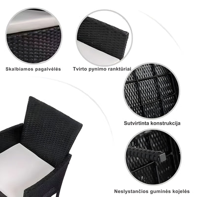 Lauko baldų komplektas Siesta