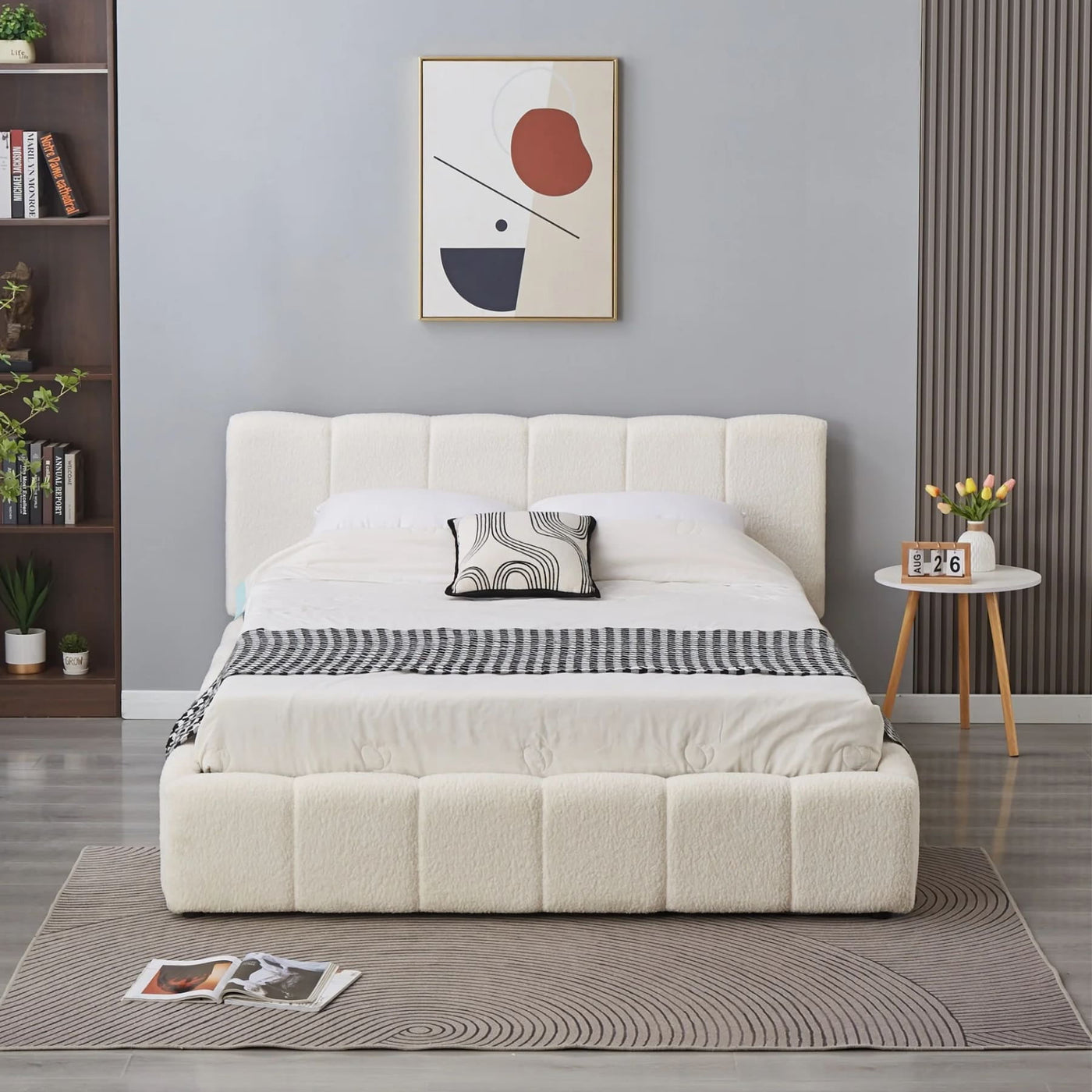 Miegamojo-lova-Amanda #spalva_beige-boucle