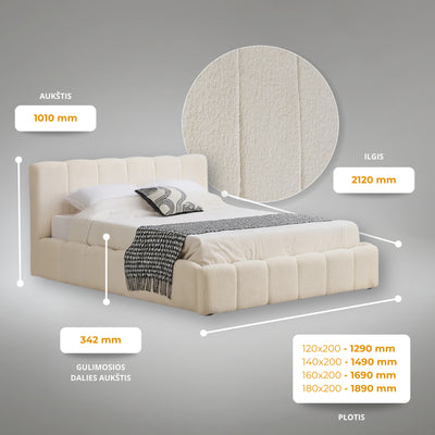 Miegamojo-lova-Amanda #spalva_beige-boucle