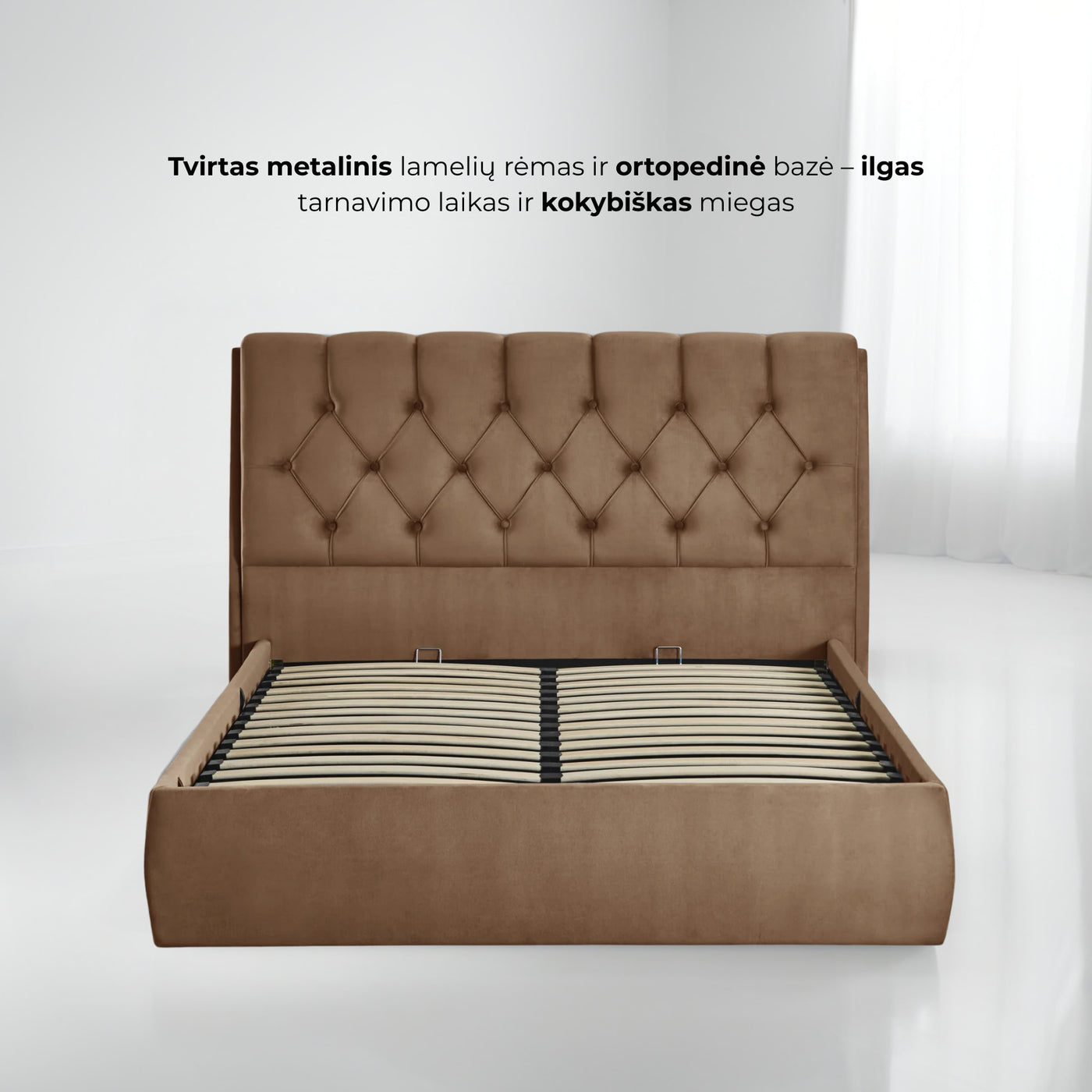 Miegamojo-lova-Imperatorius #spalva_sahara-ruda