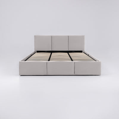 Miegamojo-lova-Topas #spalva_sviesiai-pilka-sahara