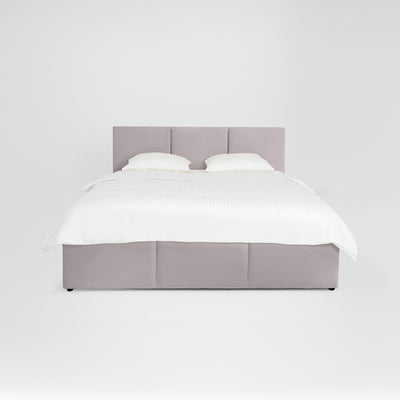 Miegamojo-lova-Topas #spalva_sviesiai-pilka-sahara