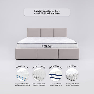 Miegamojo-lova-Topas #spalva_sviesiai-pilka-sahara