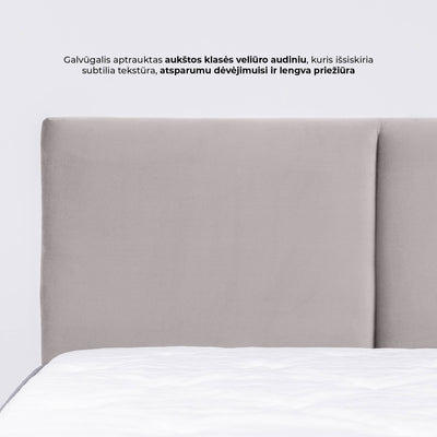 Miegamojo-lova-Topas #spalva_sviesiai-pilka-sahara